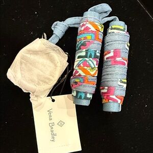 Vera Bradley Multicolor Patterned Spools Bag Charm